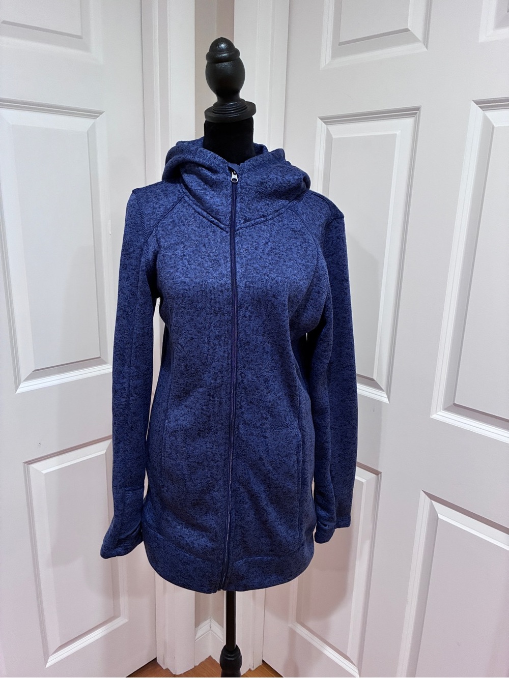St. John's Bay Navy Hooded Full-Zip Jacket